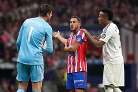 Atletico Madrid - Real Madrid, întrerupt 20 de minute! Ultrașii gazdelor, gesturi scandaloase. Cadru șocant cu Thibaut Courtois