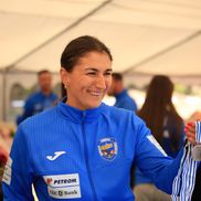 Ancuța Bodnar - sosire canotori de la CM 2025 Foto: Mihai Solovăstru