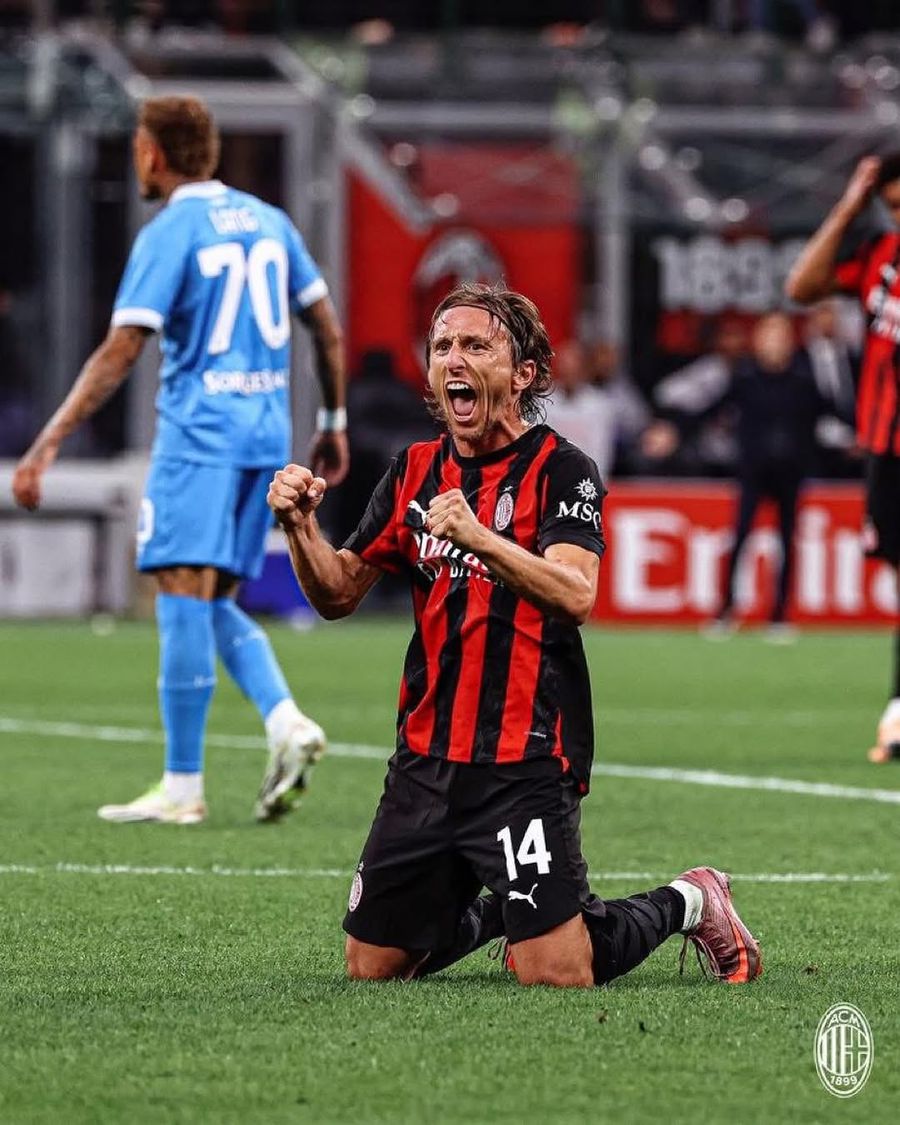Scena cu Luka Modric a făcut înconjurul Italiei, după derby-ul Milan - Napoli