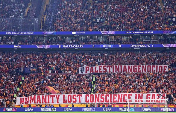 Bannere pro-Palestina la meciul lui Liverpool din Liga Campionilor: „Lăsați bebelușii să trăiască”