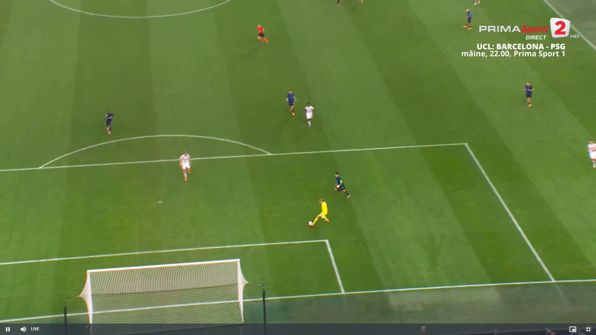 Primul gol al lui Inter cu Slavia Praga, după o gafă incredibilă