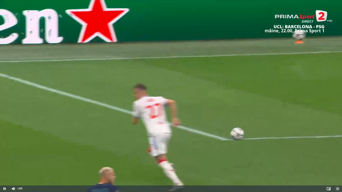 Primul gol al lui Inter cu Slavia Praga, după o gafă incredibilă