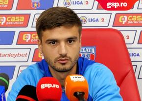 Dragoș Nedelcu a jucat doar 30 de minute în victoria Stelei cu Sepsi și la final a dezvăluit obiectivul
