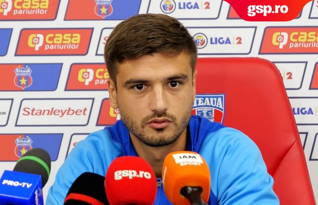 Dragoș Nedelcu a jucat doar 30 de minute în victoria Stelei cu Sepsi și la final a dezvăluit obiectivul