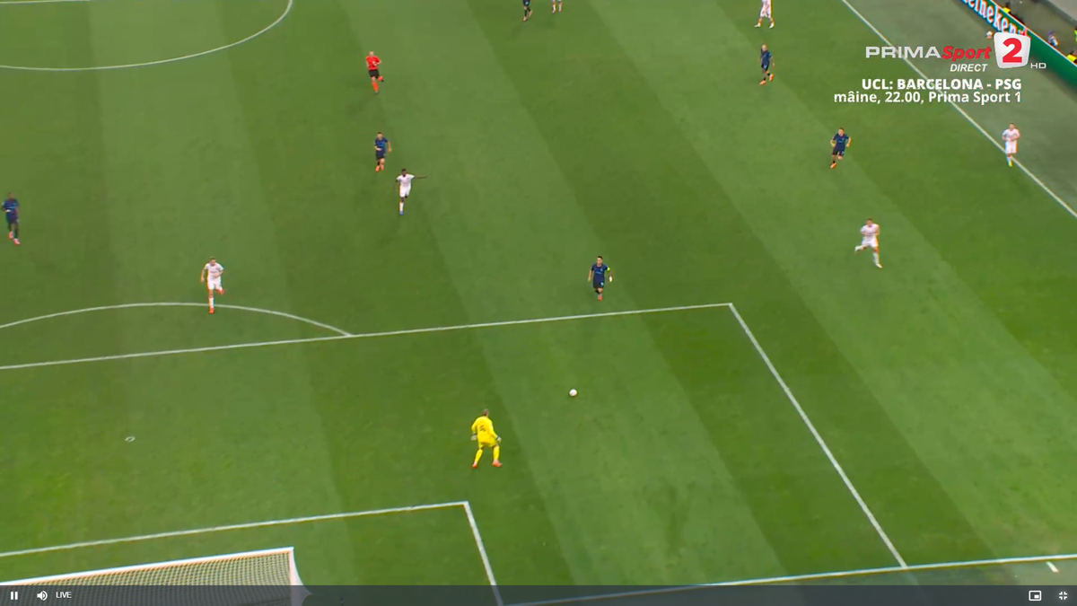 Primul gol al lui Inter cu Slavia Praga, după o gafă incredibilă