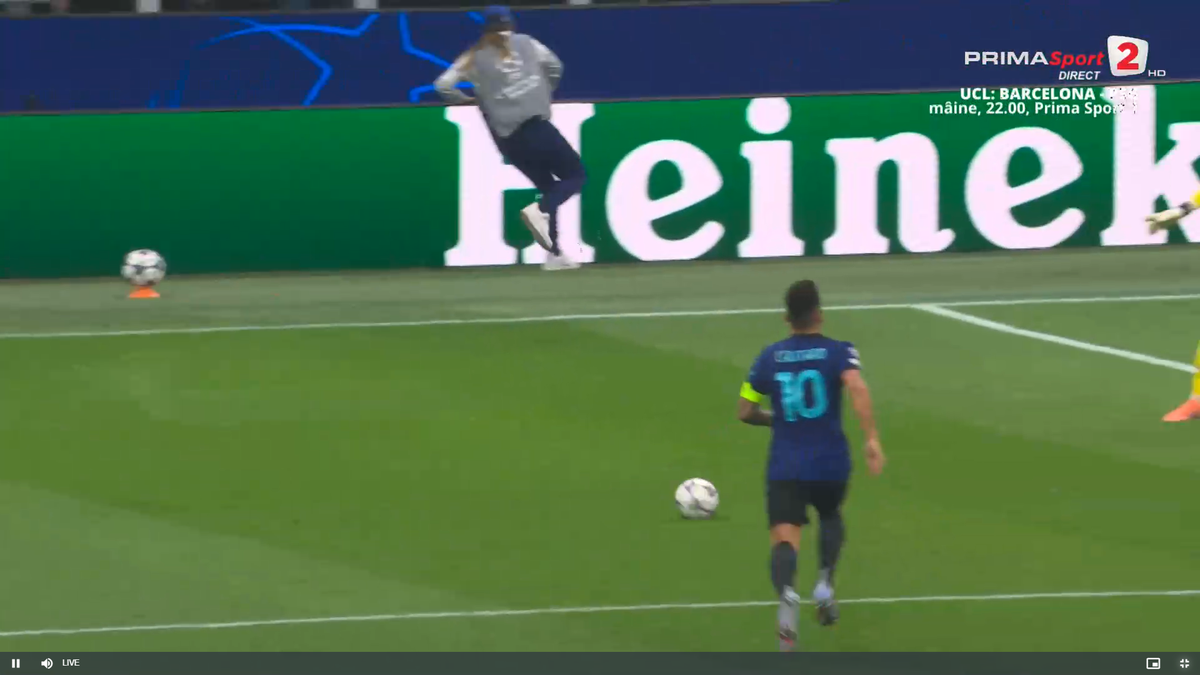 Primul gol al lui Inter cu Slavia Praga, după o gafă incredibilă