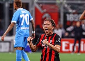 Scena cu Luka Modric a făcut înconjurul Italiei, după derby-ul Milan - Napoli