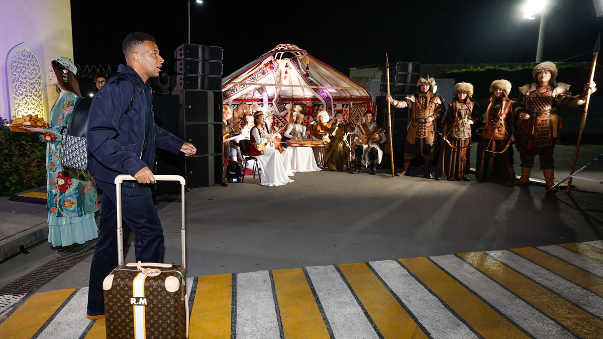 Imagini senzaționale din Almaty, la sosirea lui Real Madrid