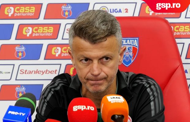 Ovidiu Burcă, dezamăgit după Steaua - Sepsi: „Am pretenția că antrenez o echipă cu maturitate. Am picat testul. Frustrant”