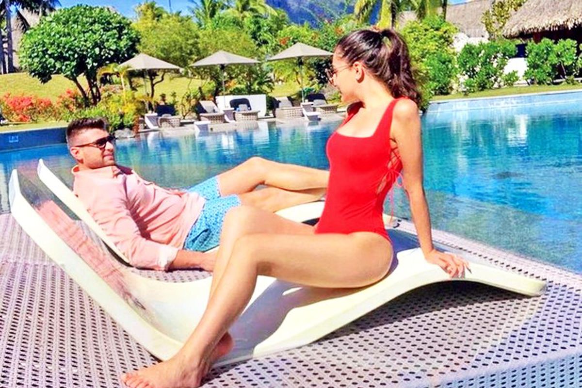 GALERIE FOTO Imagini HOT cu Theodora Becali în luna de miere » Fiica lui Gigi, apariție fierbinte în Bora Bora