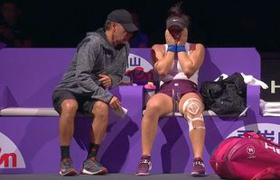 ANDREESCU - PLISKOVA // Bianca Andreescu, în lacrimi în primul set: „Dacă era Simona...”