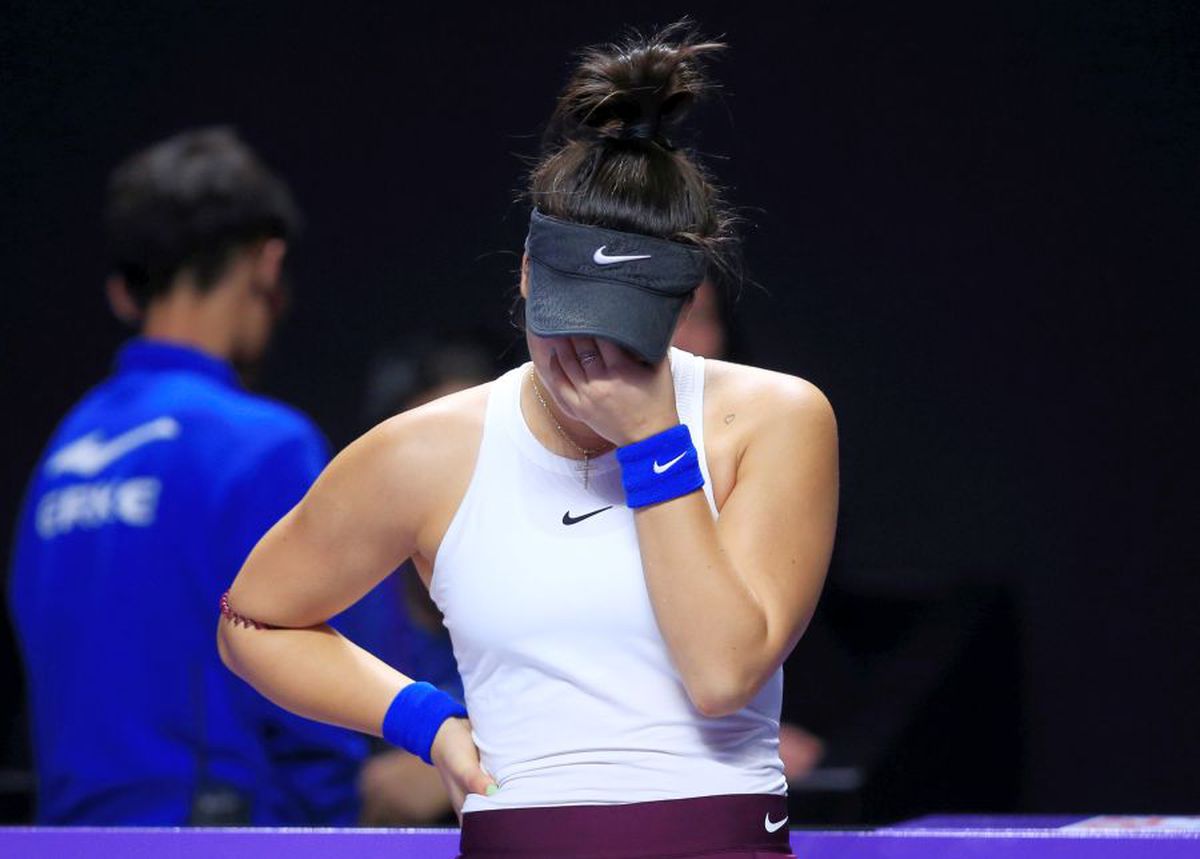Andreescu - Pliskova // VIDEO+FOTO » Bianca a abandonat după primul set! E eliminată matematic de la Turneul Campioanelor