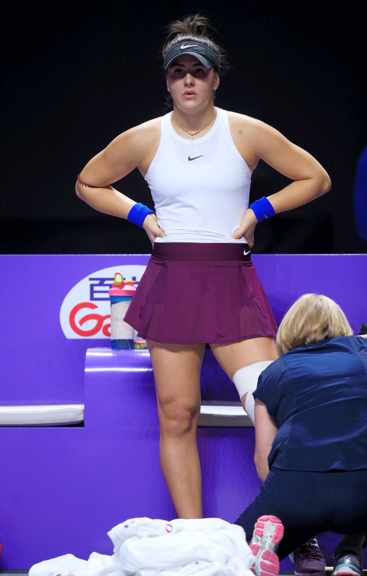 Andreescu - Pliskova // VIDEO+FOTO » Bianca a abandonat după primul set! E eliminată matematic de la Turneul Campioanelor