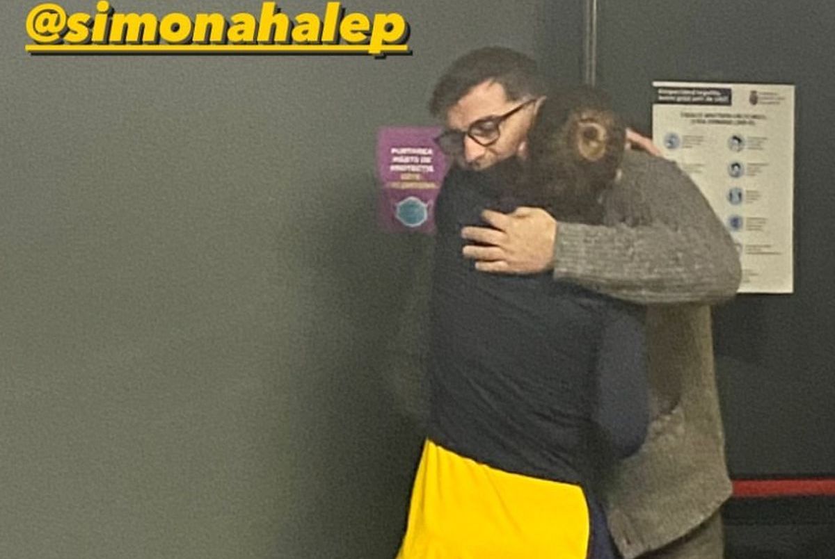 Halep, îmbrățișare tandră după calificarea în finala Transylvania Open