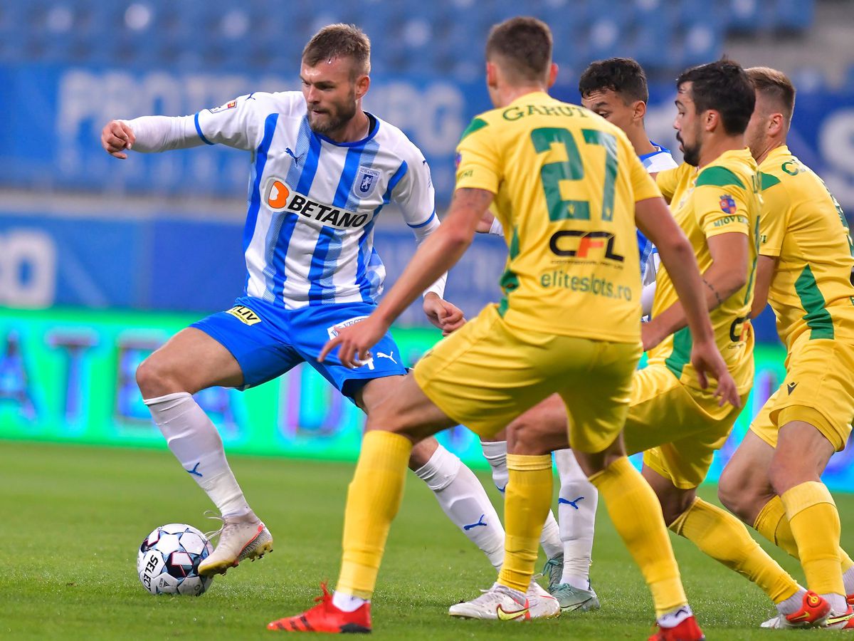 7 goluri în CSU Craiova - Mioveni » „POKER” Ivan, eurogol Markovic! Clasamentul ACUM