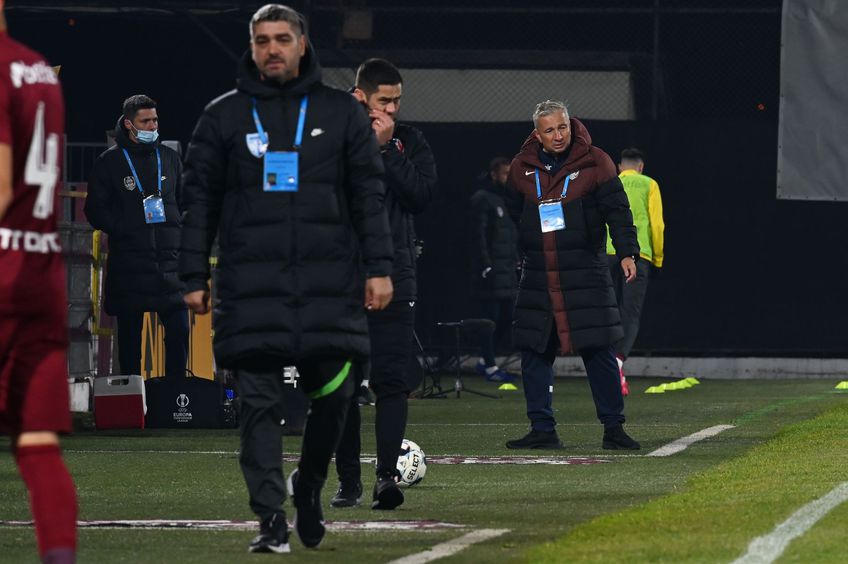 CFR Cluj a învins-o pe FC Voluntari, scor 1-0, cu un gol marcat de Omrani în minutul 90. Dan Petrescu (53 de ani) a lăudat munca depusă de Liviu Ciobotariu (50 de ani) la formația ilfoveană.