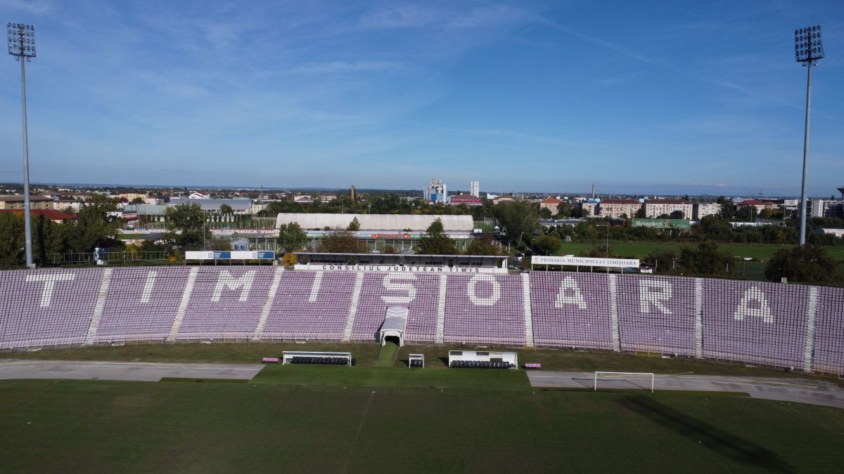Cum arată acum stadionul „Dan Păltinișanu”