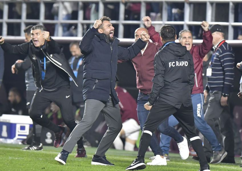 Rapid a câștigat derby-ul cu CFR Cluj, scor 2-1. Adrian Mutu (43 de ani), antrenorul giuleștenilor, crede că victoria formației lui a fost perfect meritată.