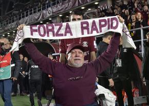Moment emoționant înainte de Rapid - CFR Cluj » Primul lider al galeriei giuleștene, în lacrimi în fața Peluzei