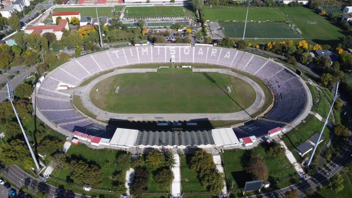 Timișoara pune presiune pe CNI: „Cu tot respectul pentru Dinamo, dar Bucureștiul are destule stadioane » Primăria promite o arenă nouă până în 2025 + cum arată acum „Dan Păltinișanu”