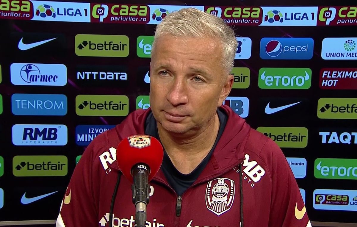 Dan Petrescu acuză după Rapid - CFR Cluj 2-1: „Viciere de rezultat! Arbitraj ca pe vremea Scorniceștiului”