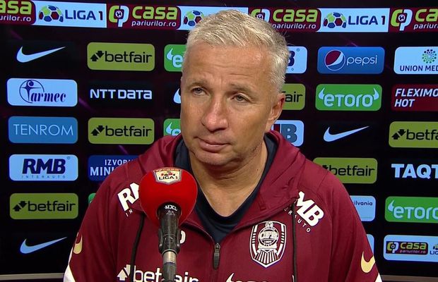 Dan Petrescu acuză după Rapid - CFR Cluj 2-1: „Viciere de rezultat! Arbitraj ca pe vremea Scorniceștiului”