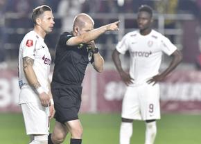 Ciprian Deac, confuz după erorile de arbitraj din Rapid - CFR Cluj 2-1: „Eu nu mai înțeleg când e fault, când e henț!”