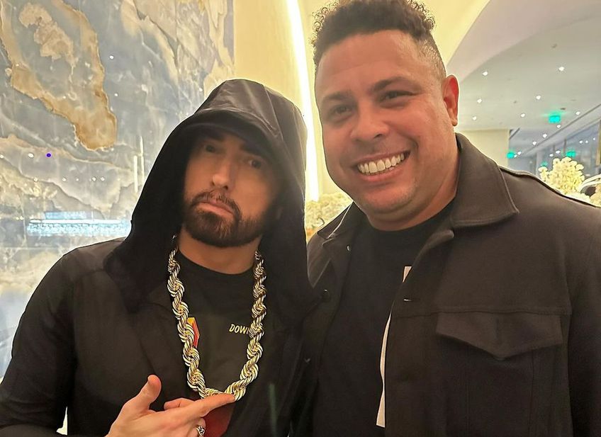 Eminem și Ronaldo (foto: Instagram)