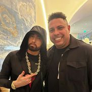 Eminem și Ronaldo (foto: Instagram)