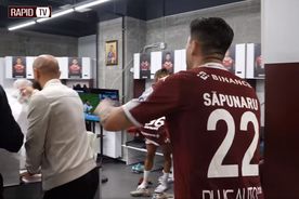 „De când am venit prima dată pe Giulești ...” » Cristian Săpunaru, dezlănțuit în vestiar, după victoria cu Universitatea Craiova
