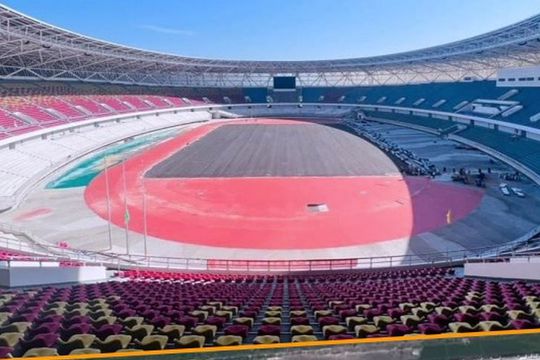 Statul chinez a construit o arenă modernă de fotbal în Ciad. Stadionul Mandjafa urmează să fie inaugurat în anul 2025.