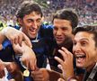 Cristi Chivu, centru, alături de Javier Zanetti, dreapta imaginii, și Diego Milito, foto: Gettyimages