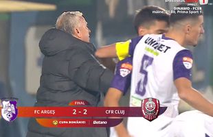 Dan Petrescu a țâșnit pe teren după remiza cu FC Argeș. Ce s-a întâmplat imediat după fluierul de final