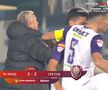 Dan Petrescu, nervos după FC Argeș - CFR Cluj / Captură Prima Sport 1