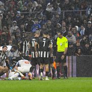 Bilal Nadir s-a prăbușit pe teren în Marseille - Angers. FOTO: Imago Images