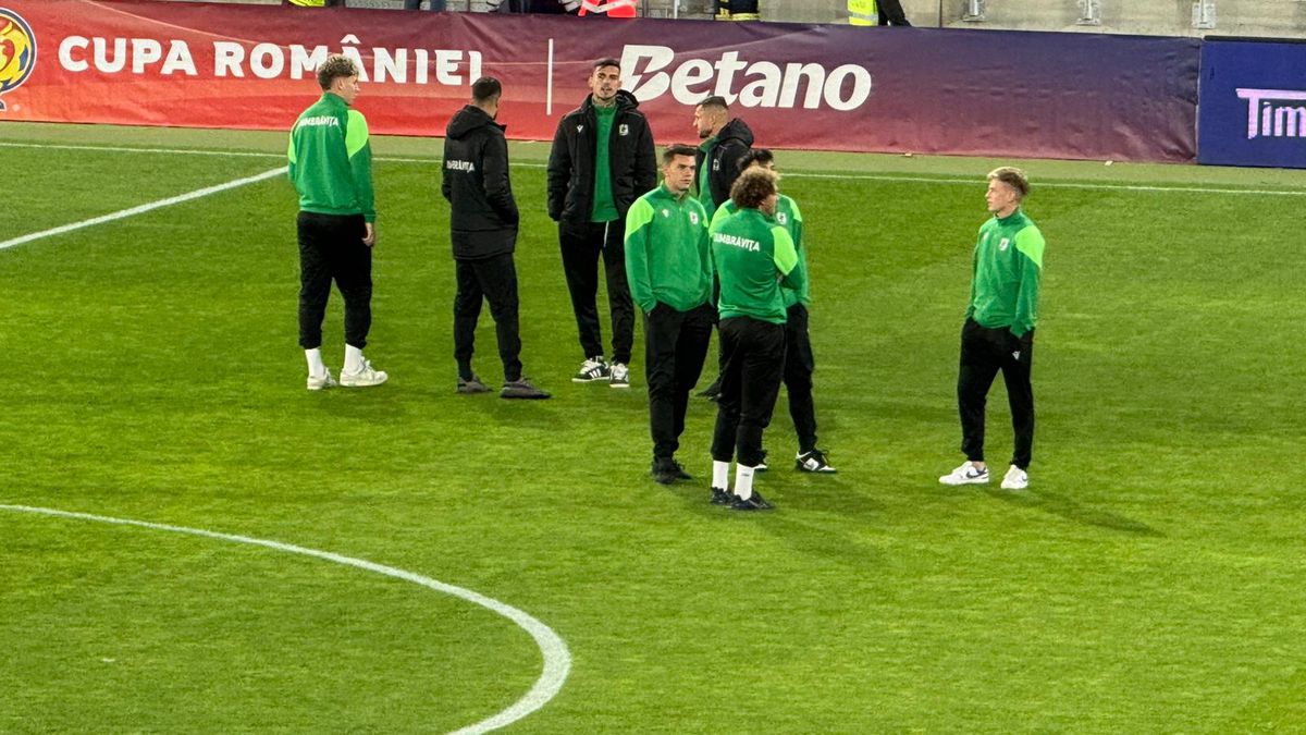 Dumbrăvița - Rapid, imagini înainte de meci