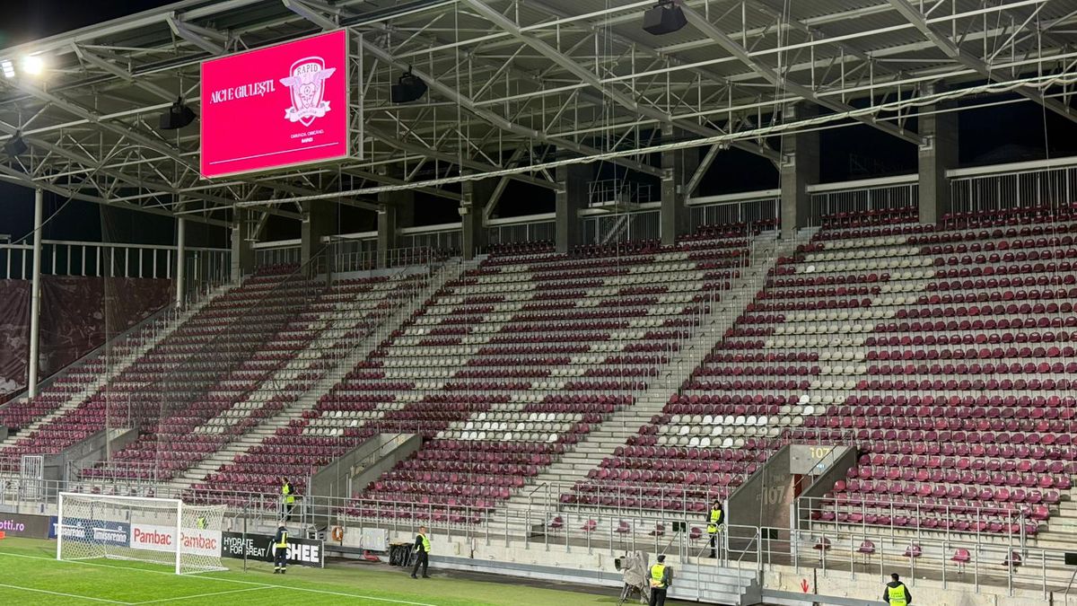 Dumbrăvița - Rapid, imagini înainte de meci