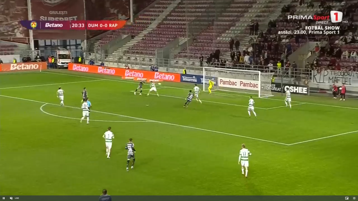 Timotej Jambor a marcat primul său gol pentru Rapid