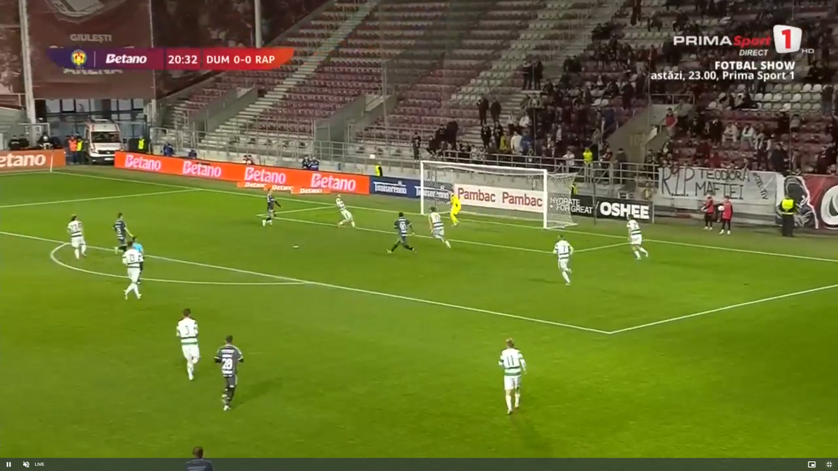 Timotej Jambor a marcat primul său gol pentru Rapid