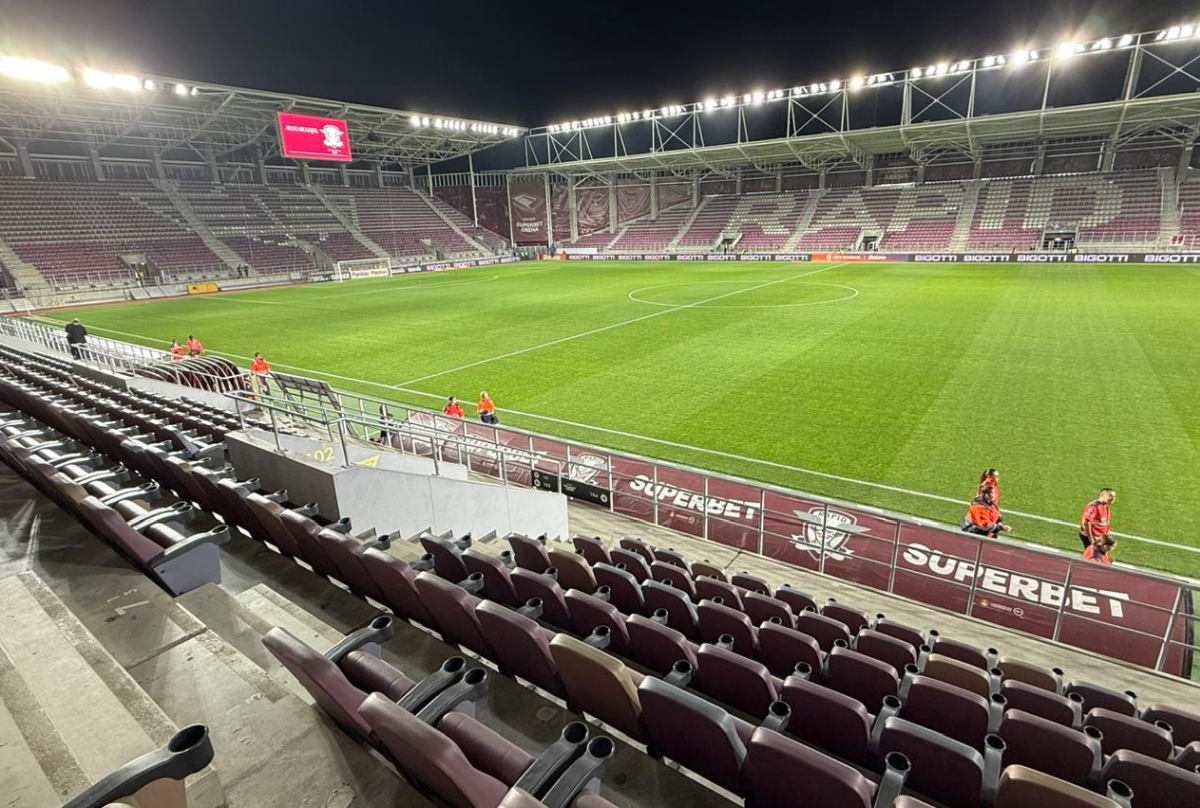 Dumbrăvița - Rapid, imagini înainte de meci