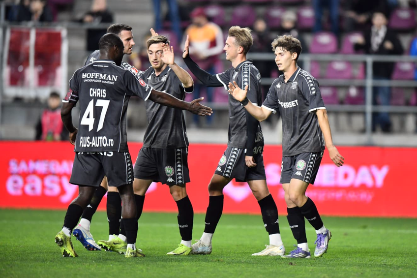 Atacantul Timotej Jambor (22 de ani) a marcat primul său gol în tricoul Rapidului în partida cu CSC Dumbrăvița, din grupele Cupei României.