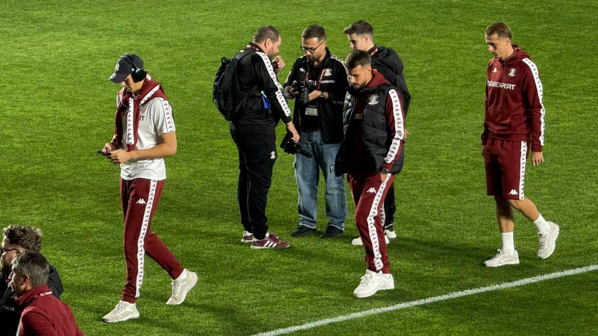 Dumbrăvița - Rapid, imagini înainte de meci