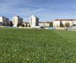 Gazonul stadionului din Slobozia e „masă de biliard”/ foto Facebook @Stefan Musoiu