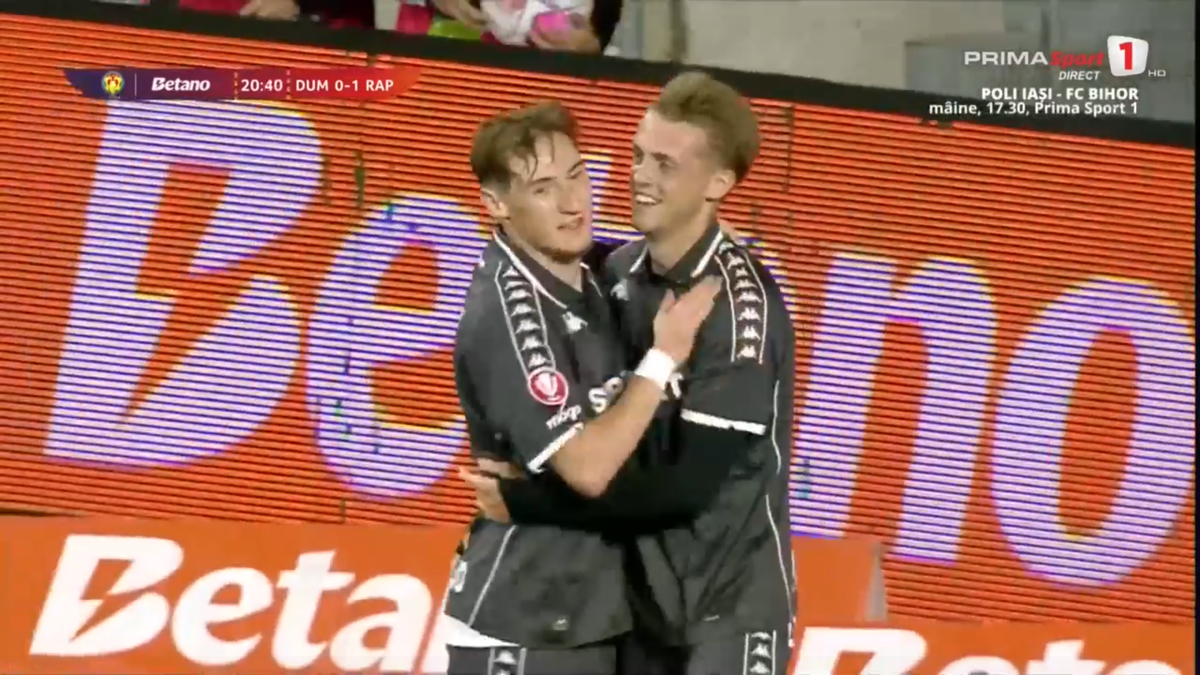 Timotej Jambor a marcat primul său gol pentru Rapid