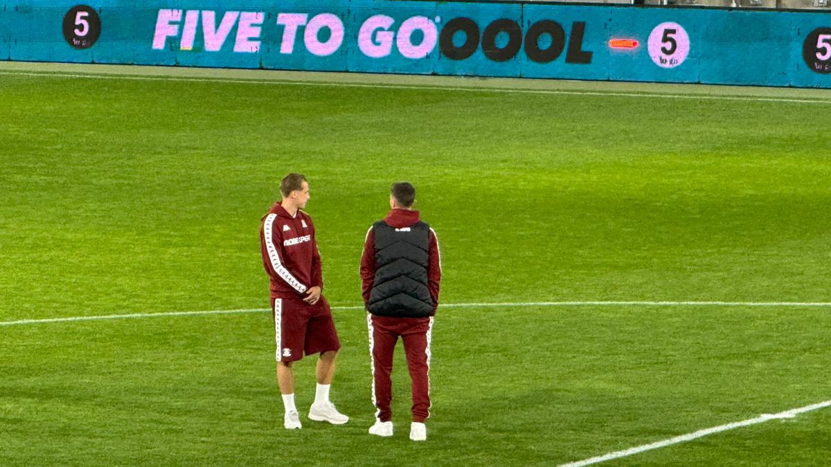 Dumbrăvița - Rapid, imagini înainte de meci