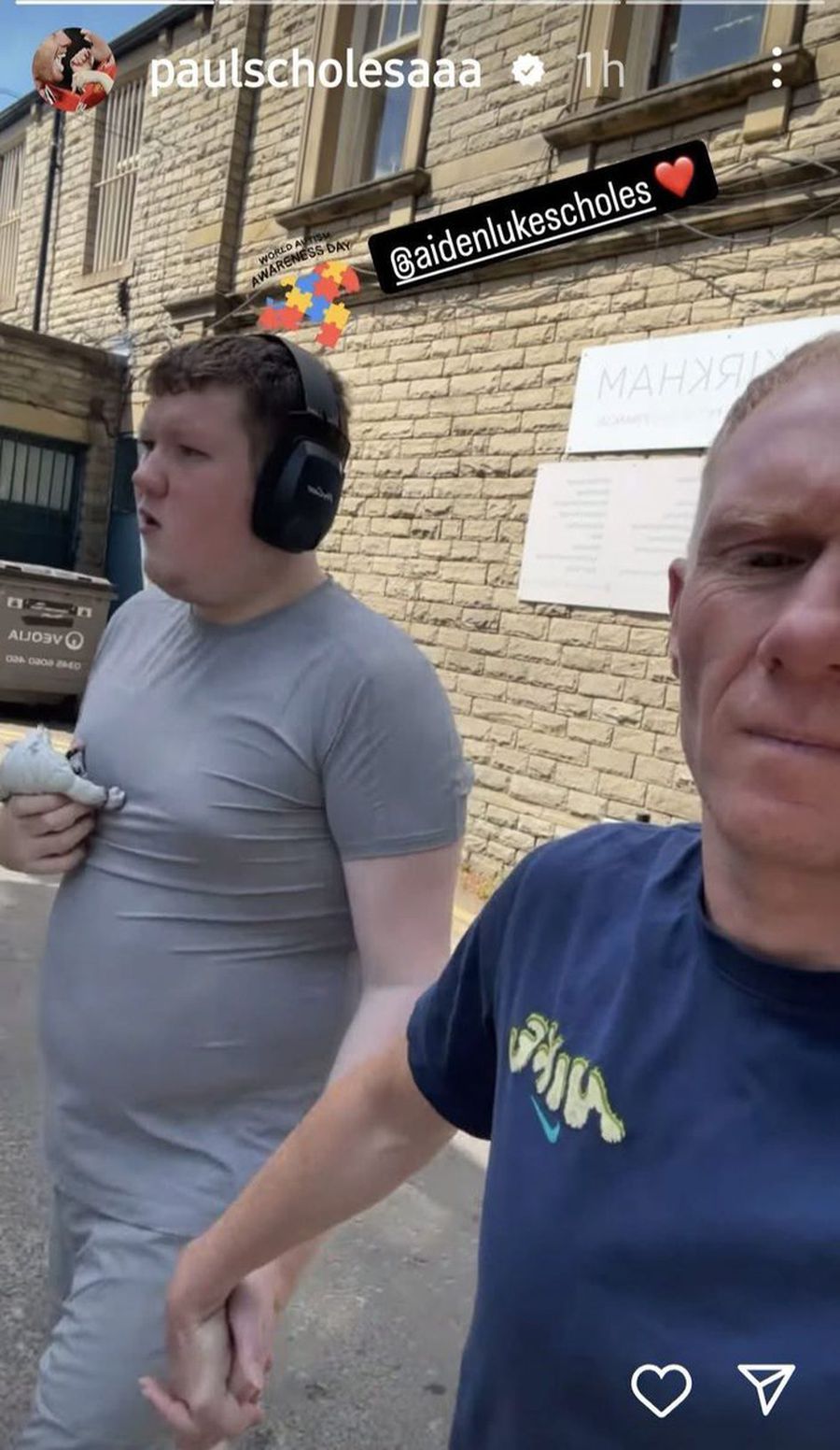 „La început, zgâria și mușca” » Paul Scholes, despre cum dizabilitatea fiului său, Aiden, i-a schimbat toată viața