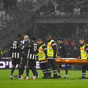 Bilal Nadir s-a prăbușit pe teren în Marseille - Angers. FOTO: Imago Images