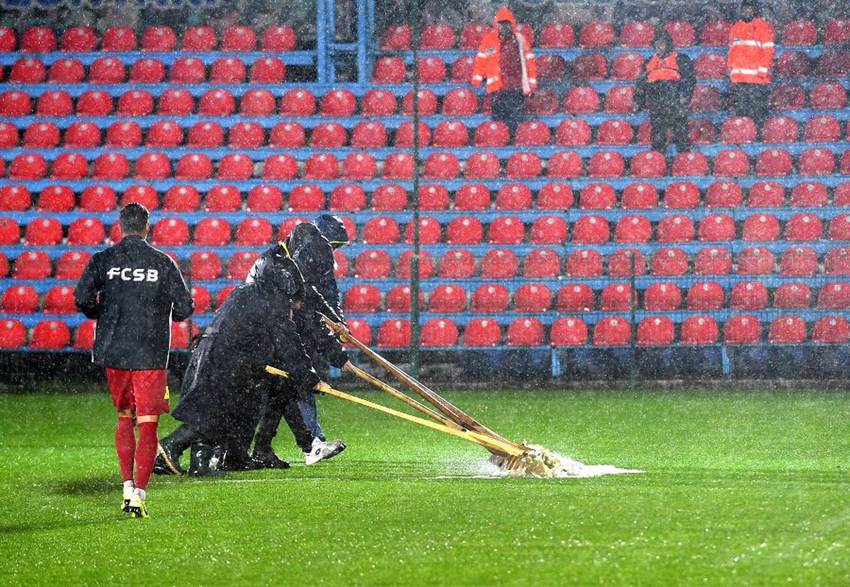 VOLUNTARI - FCSB // VIDEO+FOTO E OFICIAL! Partida a fost amânată din cauza vremii » Când s-ar putea juca