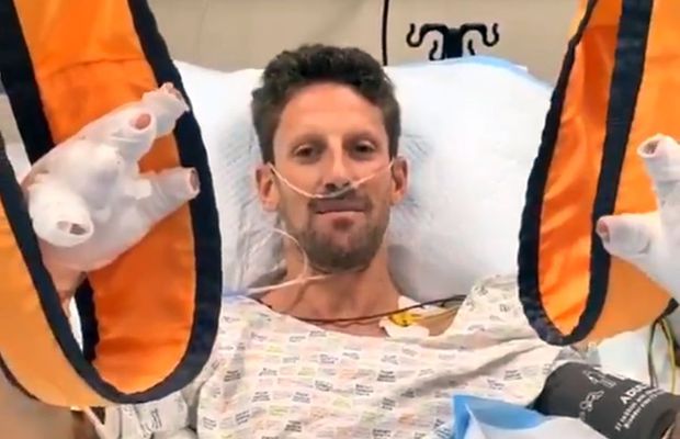 VIDEO Romain Grosjean, mesaj de pe patul de spital după accidentarea horror suferită la Bahrain: „Fără acel dispozitiv, nu aș fi putut să vorbesc cu voi acum”