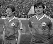 Ladislau Boloni și Marcel Coraș la meciul România - Anglia